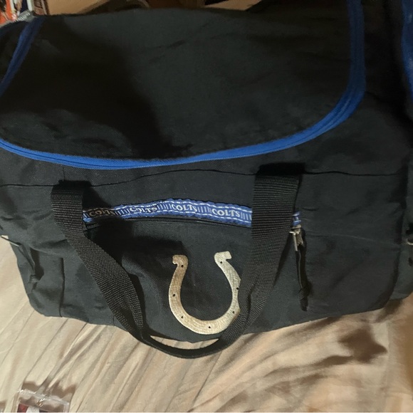 Indianapolis colts NFL football team logo travel duffel bag gym /cary on luggage - Picture 6 of 13